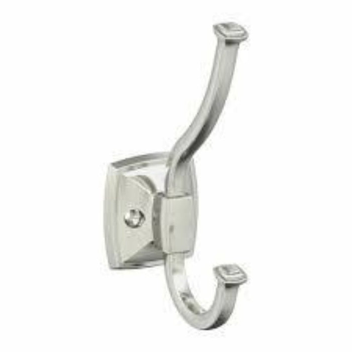 Amerock Monument Series 2000847 Cabinet Pull, 5-7/16 in L Handle, 1-3/16 in Projection, Aluminum, Satin Nickel