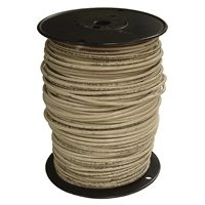 Southwire 10WHT-SOLX500 Building Wire, White Sheath, 10 AWG Wire, 1-Conductor, 500 ft L, Copper Conductor, Solid