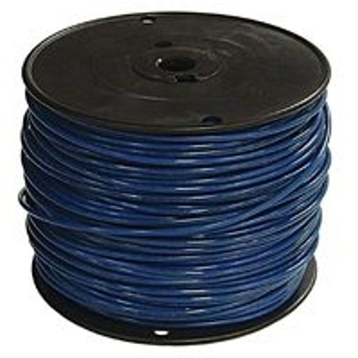 Southwire 12BLU-STRX500 Building Wire, Blue Sheath, 12 AWG Wire, 1-Conductor, 500 ft L, Stranded