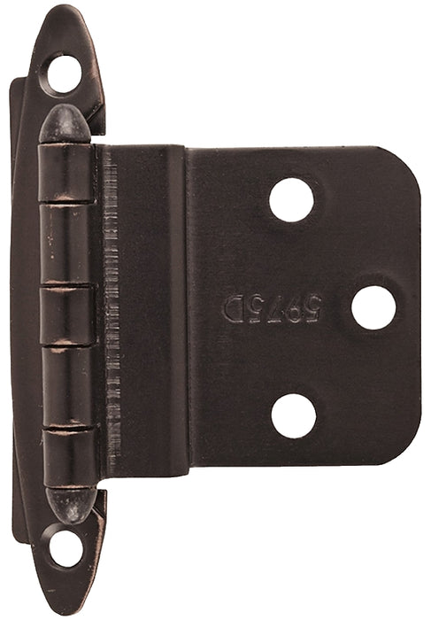 Amerock BPR3417ORB Hinge, 3/8 in Inset, Oil-Rubbed Bronze