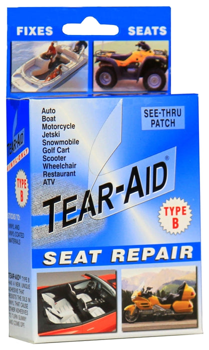 Tear-Aid D-KIT-B02-100 Vinyl Seat Repair Kit, B, Clear