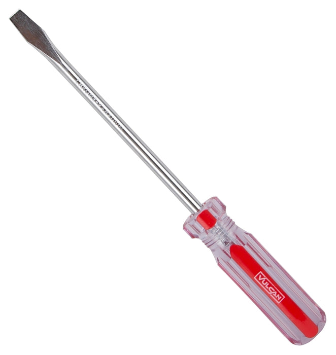 Vulcan TB-SD05 Screwdriver, 5/16 in Drive, Slotted Drive, 9-3/4 in OAL, 6 in L Shank, Plastic Handle