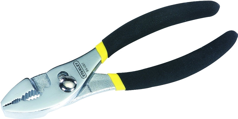 STANLEY 84-097 Slip Joint Plier, 6 in OAL, 9/16 in Jaw Opening, Double Dipped Handle, 1-1/8 in L Jaw