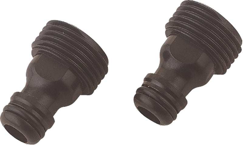 Landscapers Select GC545-2 Tap Adapter Male Thread, Male Thread, Plastic, Black, For: Quick Connector