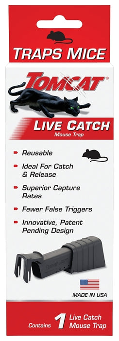 Tomcat 0362010 Live Catch Mouse Trap, 1/PK