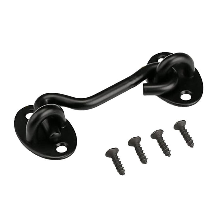 Renin BDB69610-MB Hook and Eye Latch, Matte, Black