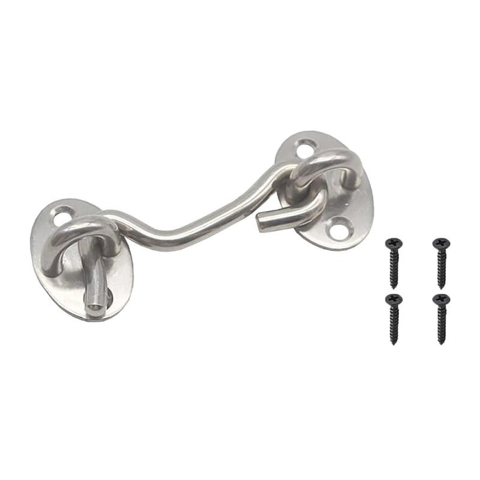 Renin BDB69610-SN Hook and Eye Latch, Satin Nickel