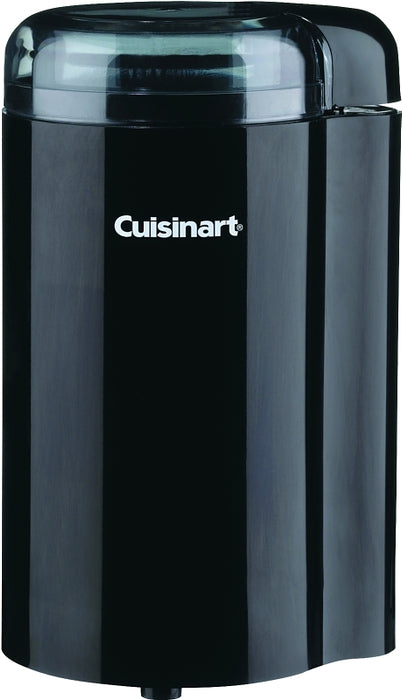 Cuisinart DCG-20BKN Coffee Grinder, 2.5 oz Hopper, 130 W, Stainless Steel, Black