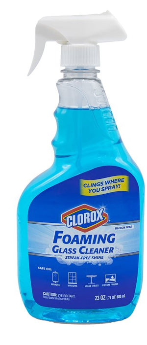 Clorox BBP0424 Glass Cleaner, 23 oz Spray Bottle, Foam