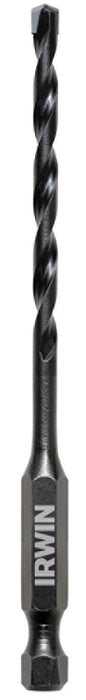 Irwin 1870542 Impact Drill Bit, 5/32 in Dia, 4 in OAL, 1-Flute, 1/4 in Dia Shank, Hex Shank