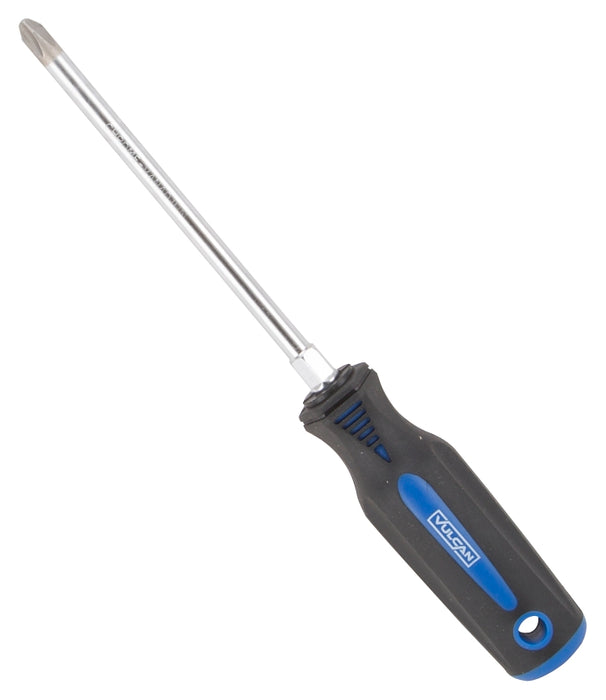 Vulcan MC-SD18 Screwdriver, 3 Drive, Phillips Drive, 10-1/2 in OAL, 6 in L Shank