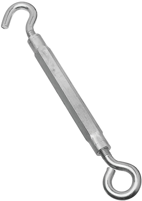 National Hardware 2172BC Series N221-903 Turnbuckle, 320 lb Working Load, 1/2-13 in Thread, Hook, Eye, 17 in L Take-Up