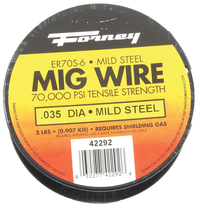 Forney 42292 MIG Welding Wire, 0.035 in Dia, Mild Steel