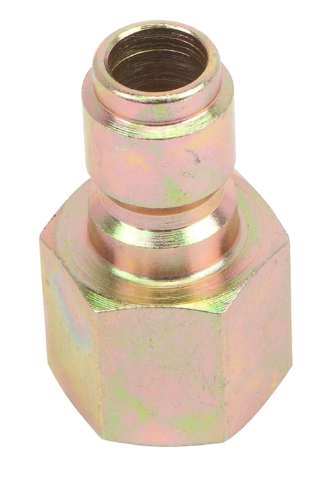 Forney 75137 Plug, 3/8 in Connection, Quick Connect Plug x FNPT, Steel