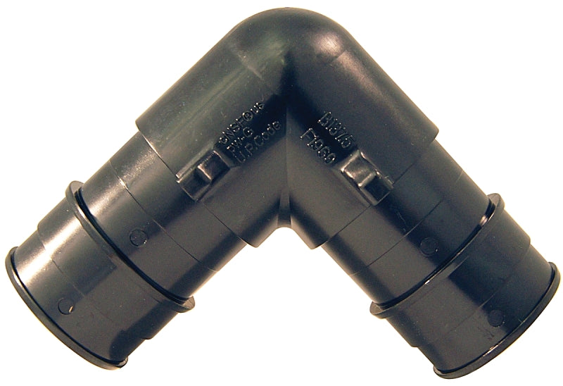 Apollo ExpansionPEX Series EPXPAE15PK Pipe Elbow, 1 in, Barb, 90 deg Angle, Poly Alloy, 200 psi Pressure