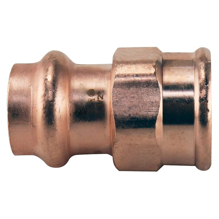 Apollo XPRFA12 Adapter, 1/2 in, FPT x Press Fit, Copper, 300 psi Pressure