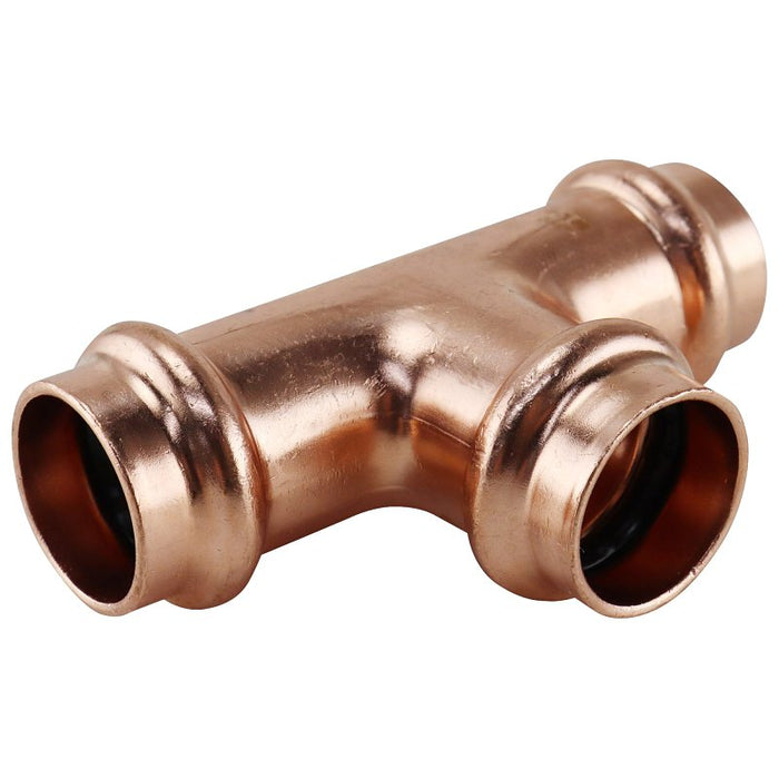 Apollo XPRT34 Tee, 3/4 in, Press Fit, Copper, 300 psi Pressure