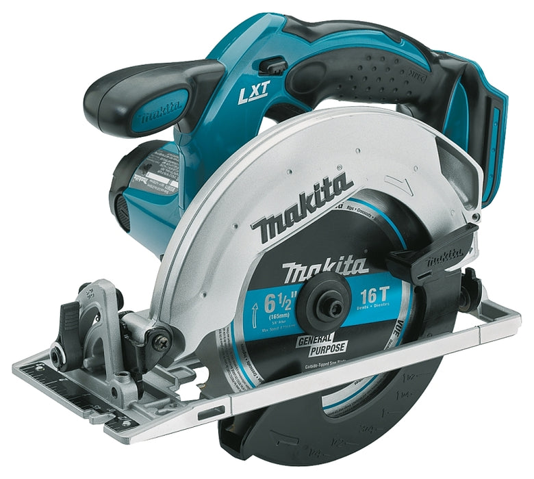 Makita XSS02Z Circular Saw, Tool Only, 18 V, 3 Ah, 6-1/2 in Dia Blade, Includes: (1) TCT Saw Blade