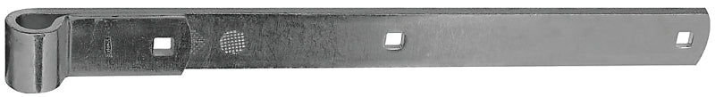 National Hardware N168-336 Strap Hinge, 16 in L x 1.52 in W Dimensions, 1/4 in Thick Leaf, Steel, Zinc, 200 lb