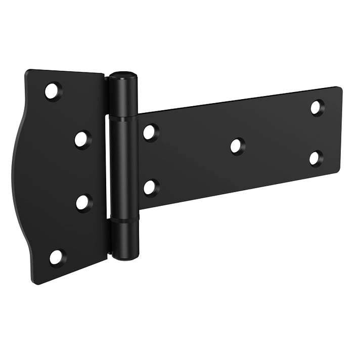 National Hardware N166-030 Rustic Modern T-Hinge, Steel, Black, Tapping Screws Mounting