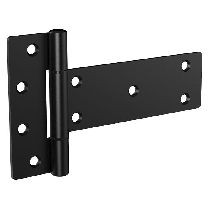 National Hardware N166-035 Industrial T-Hinge, Steel, Black, Tapping Screws Mounting