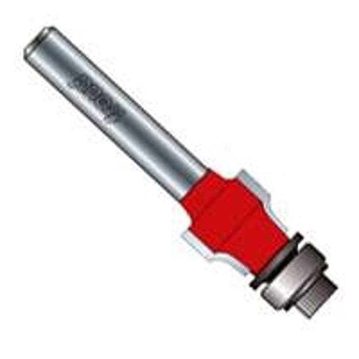 Freud 41-502 Router Bit, 1/2 in Dia Cutter, 2 in OAL, 1/4 in Dia Shank, 2-Cutter