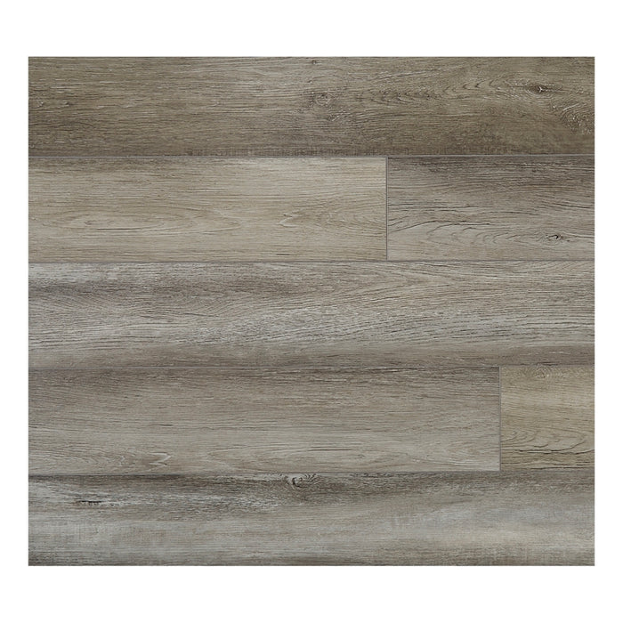 Choice Vinyl Santa Monica Series CVP103S06 Flooring Plank, Venice, 48 in L, 7 in W, Beveled Edge, Authentic Wood Pattern