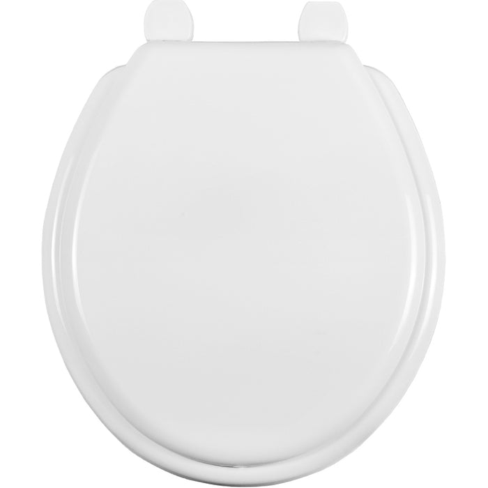 Bemis 50AR-000 Toilet Seat, Round, Plastic, White