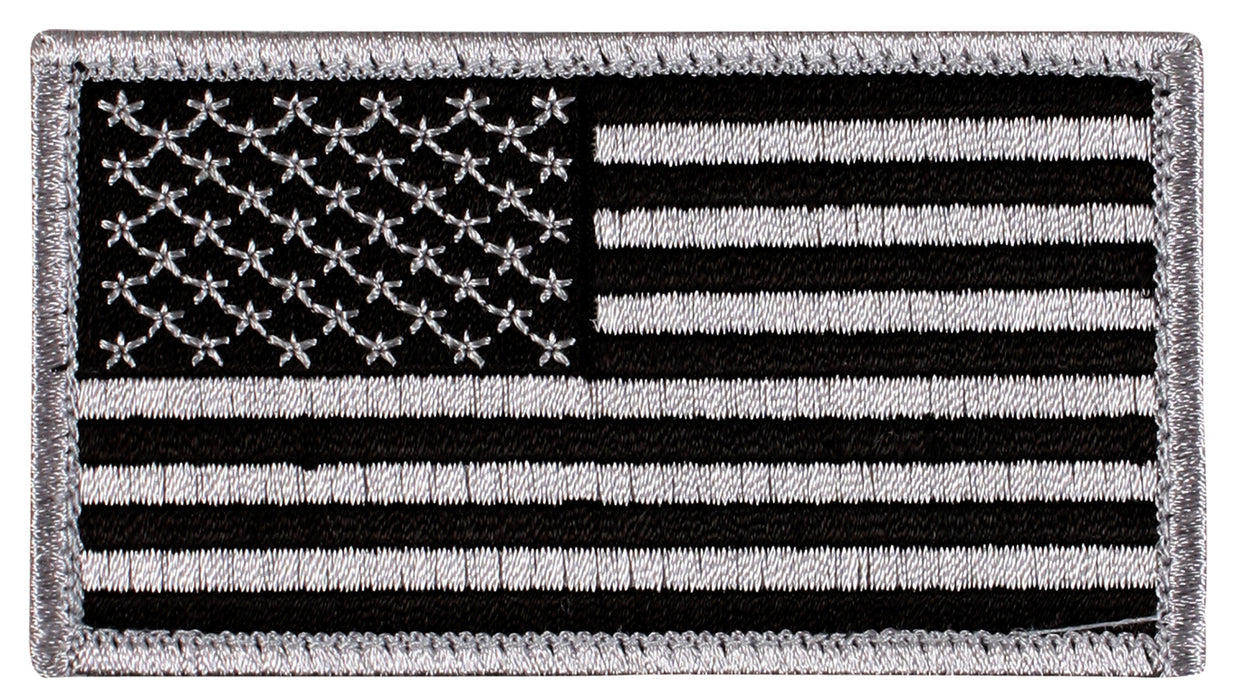 Rothco Mini US Flag Patch With Hook Back