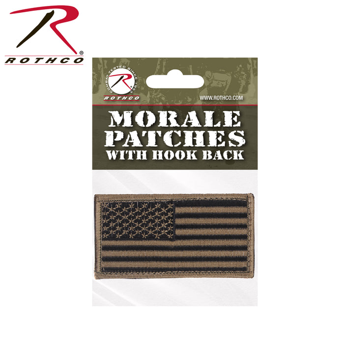 Rothco American Flag Patch - Hook Back