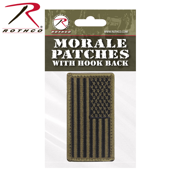 Rothco American Flag Patch - Hook Back