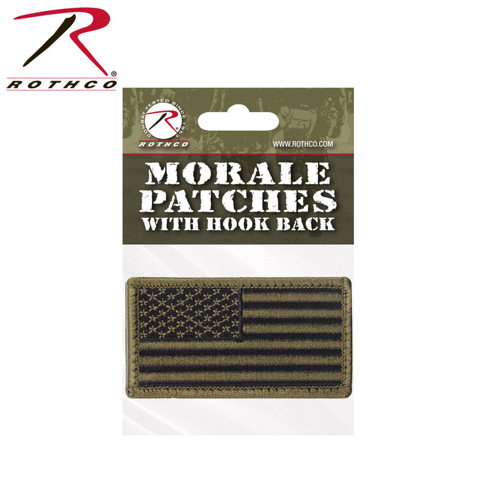 Rothco American Flag Patch - Hook Back