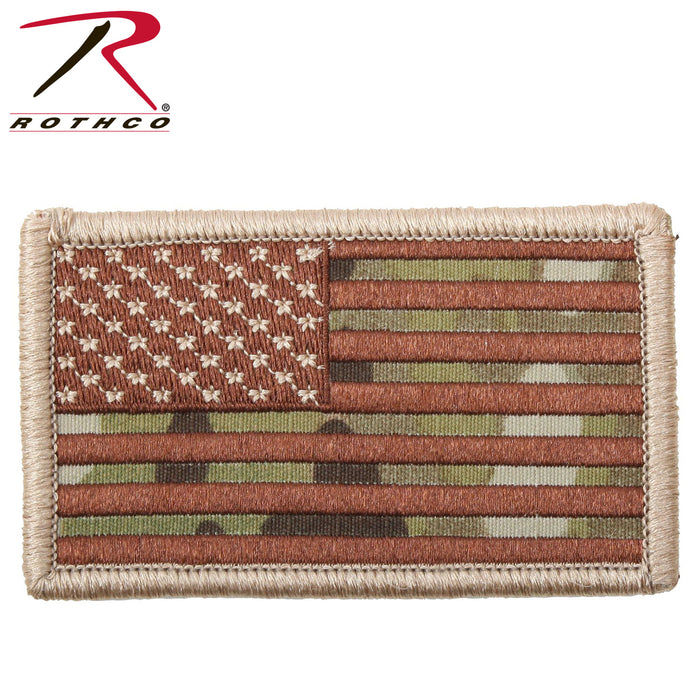 Rothco American Flag Patch - Hook Back