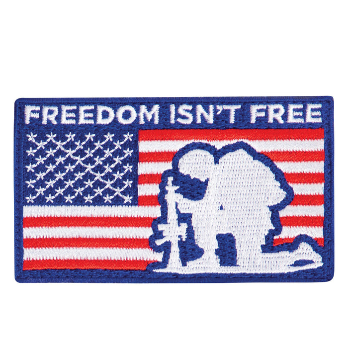 Rothco Freedom Isn't Free Patch With Hook Back