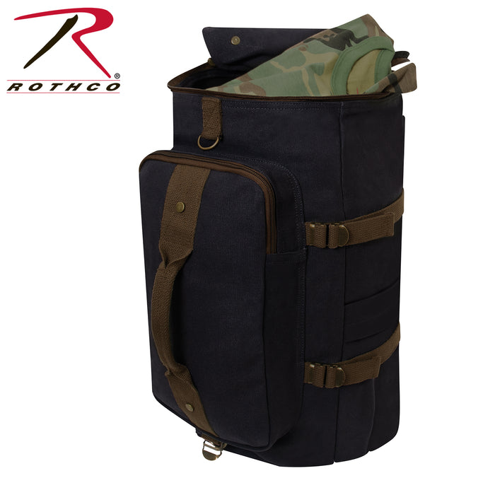 Rothco Convertible Canvas Duffle / Backpack - 19 Inches