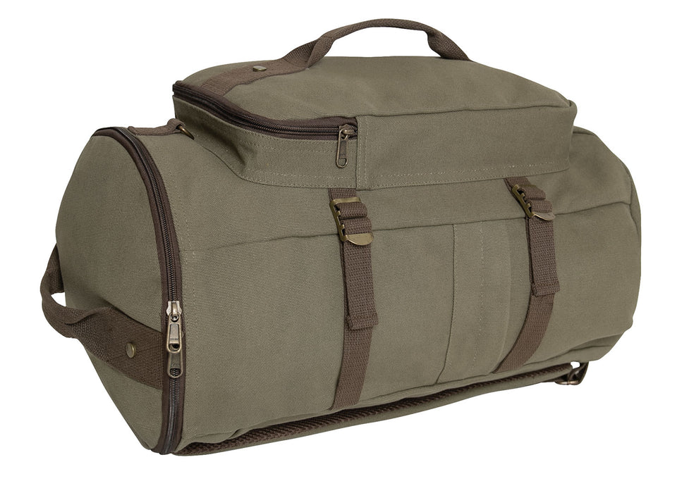 Rothco Convertible Canvas Duffle / Backpack - 19 Inches