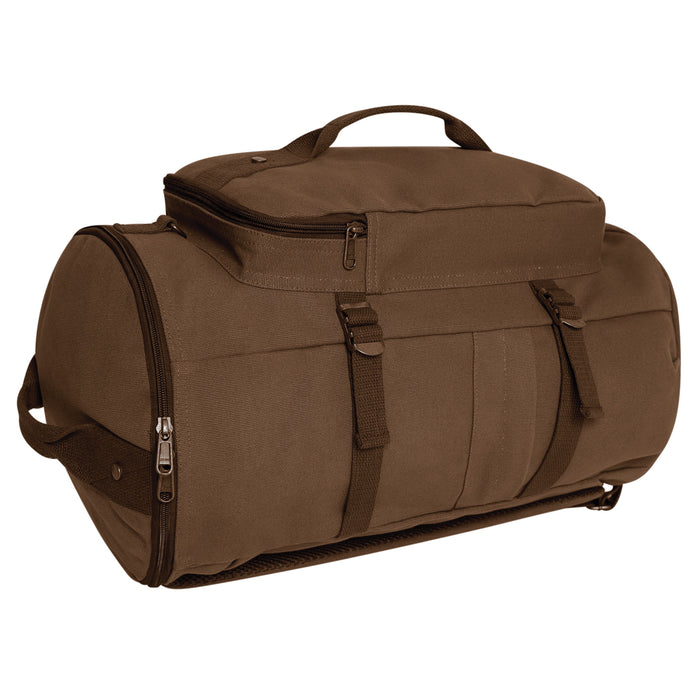 Rothco Convertible Canvas Duffle / Backpack - 19 Inches