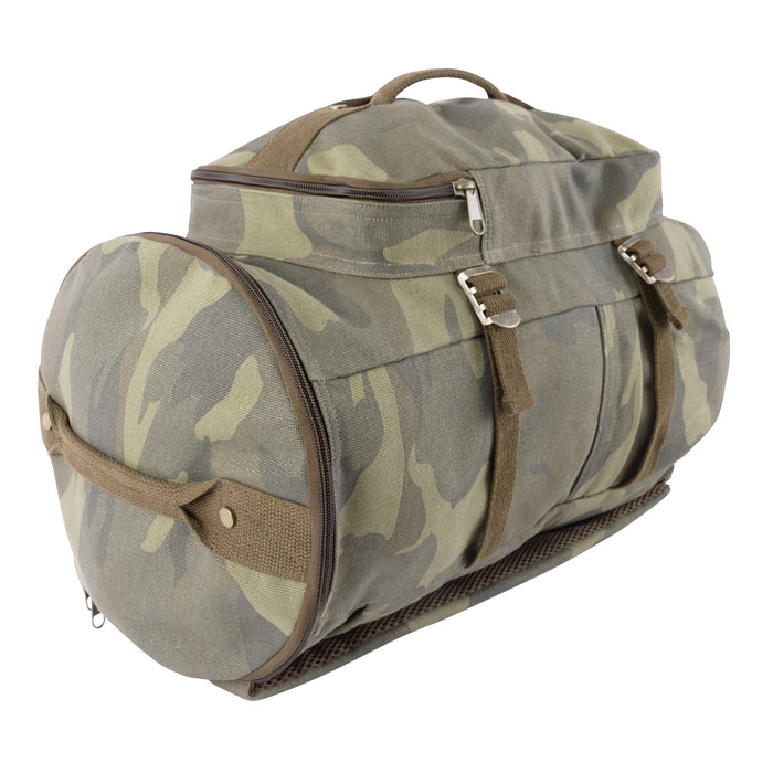 Rothco Convertible Canvas Duffle / Backpack - 19 Inches