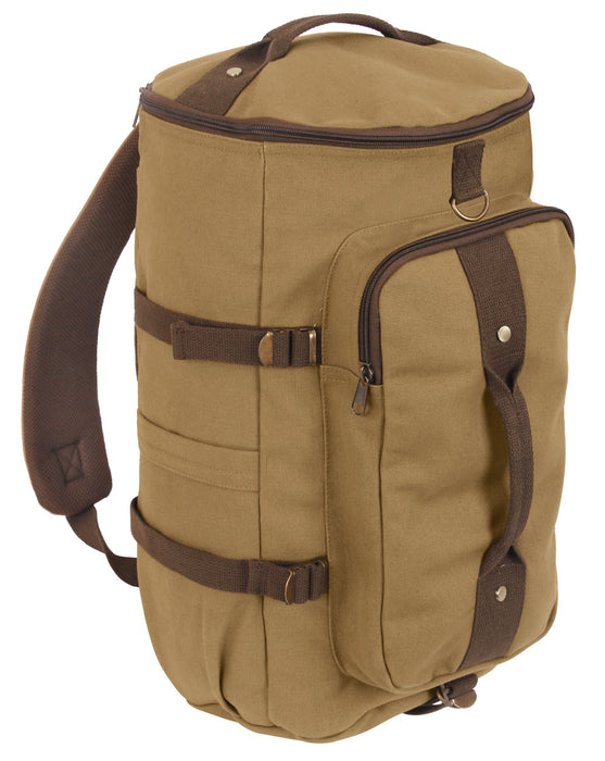 Rothco Convertible Canvas Duffle / Backpack - 19 Inches