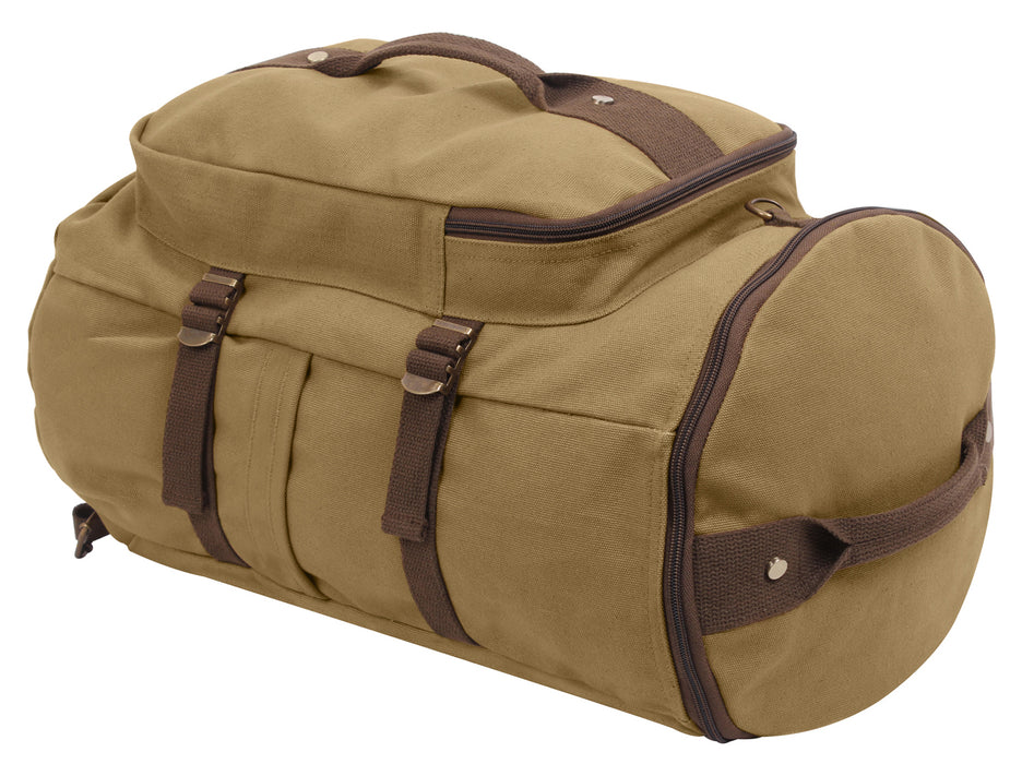 Rothco Convertible Canvas Duffle / Backpack - 19 Inches