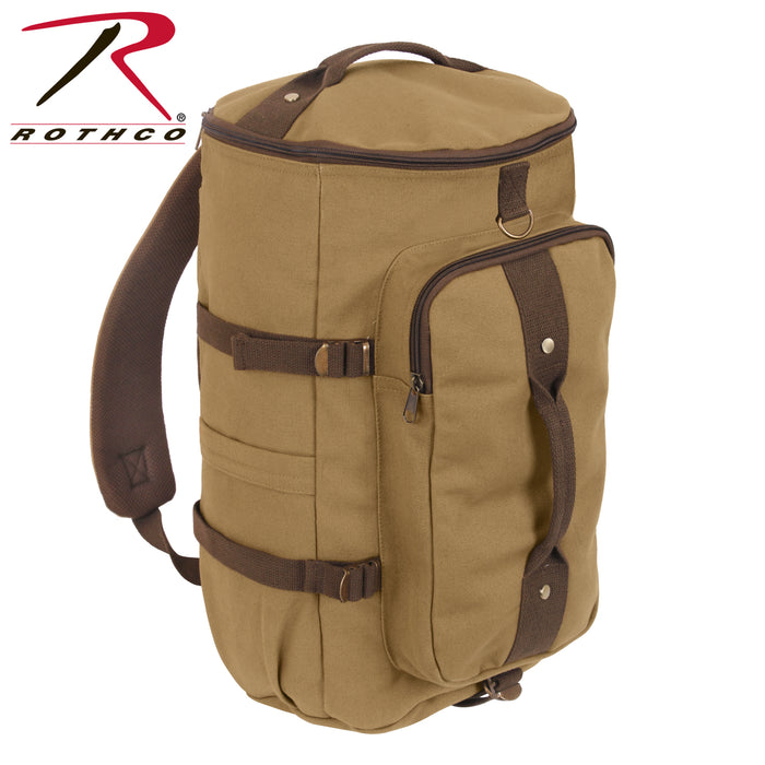 Rothco Convertible Canvas Duffle / Backpack - 19 Inches