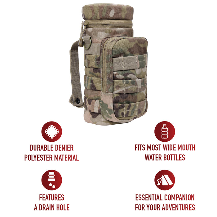 Rothco MOLLE Compatible Water Bottle Pouch