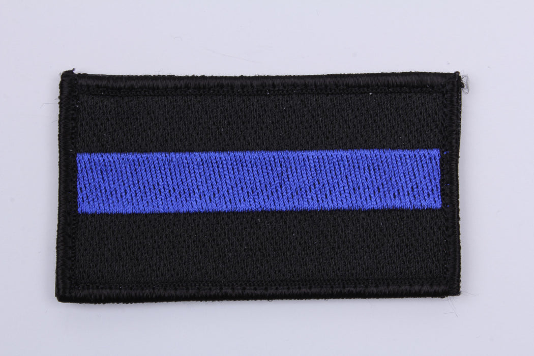 Rothco Thin Blue Line Patch - Hook Back