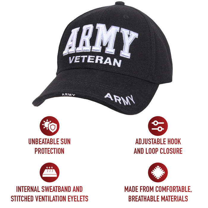 Rothco Deluxe Low Profile Army Veteran Cap