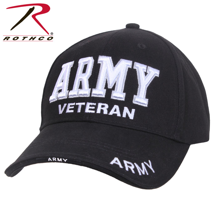 Rothco Deluxe Low Profile Military Branch Veteran Cap