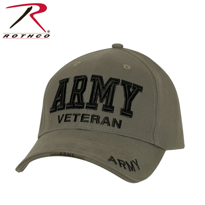 Rothco Deluxe Low Profile Military Branch Veteran Cap