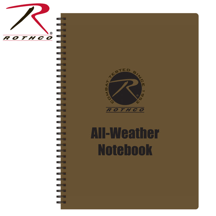 Rothco All-Weather Waterproof Notebook