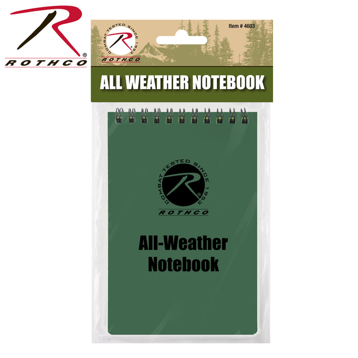 Rothco All-Weather Waterproof Notebook