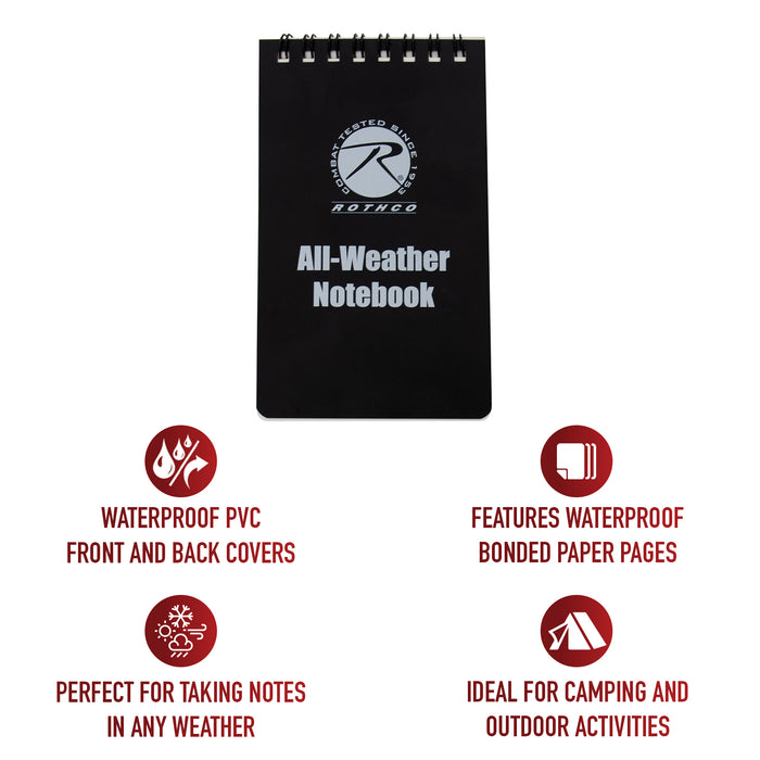 Rothco All-Weather Waterproof Notebook