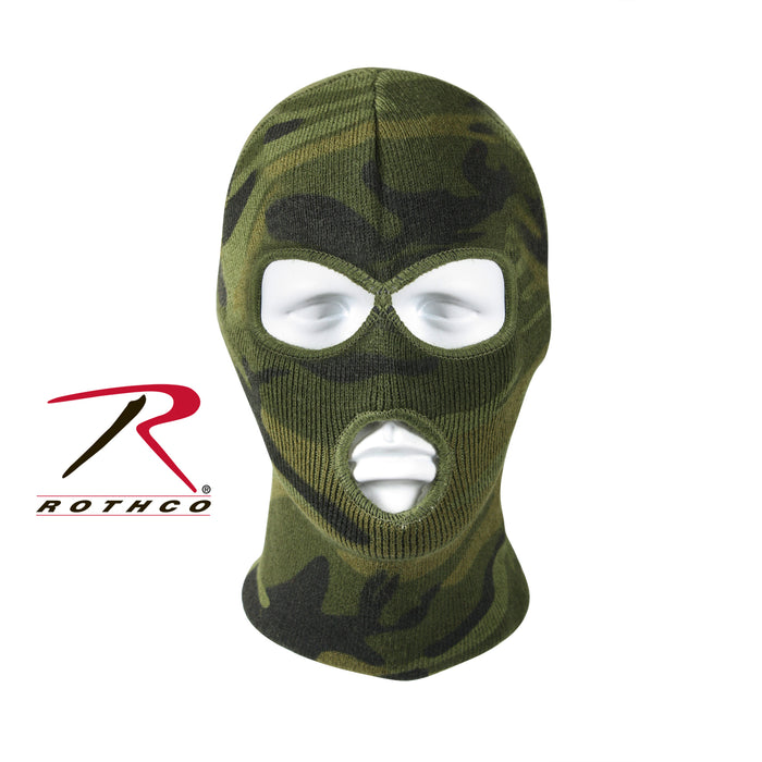 Rothco Deluxe Camo 3-Hole Face Mask